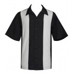 Charlie Sheen Shirt "POP CHECK MINI PANEL" Grau Schwarz - ST37058