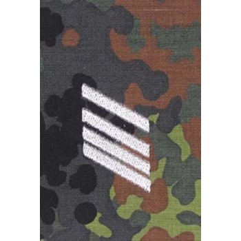 MFH - 36101D BW Rangschlaufen, Stabsgefr., flecktarn, silber bestickt