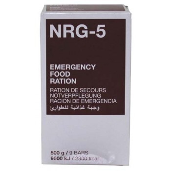 MFH - 40331 Notverpflegung, NRG-5, 500 g, (9 Riegel)