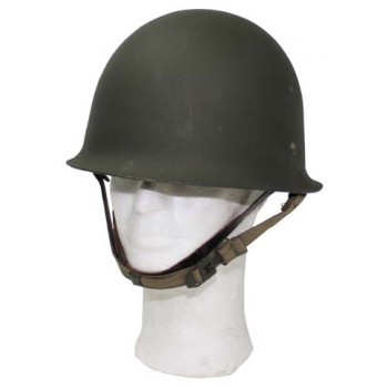 MFH - 610523 Französischer Helm "M51", mit Kunststoff-Innenhelm, neuwertig