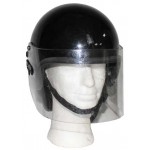 MFH - 610593 Britischer Polizeihelm, schwarz, Visir, gebraucht