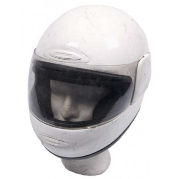 MFH - 610597 Motorradhelm, weiß, gebraucht