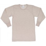 MFH - 611275 Italienisches Unterhemd, rohweiß, langarm, neuwertig