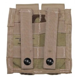 MFH - 630656Z US Patronentasche, "MOLLE", doppel, 3 Fb.desert, neuwertig