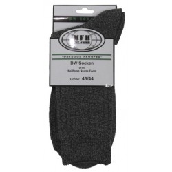 MFH - 13153 BW Socken, Keilferse, grau, kurze Form