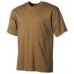MFH - 00103R US T-Shirt, halbarm, coyote, 160g/m²