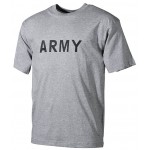 MFH - 00253M T-Shirt, bedruckt, "Army", grau