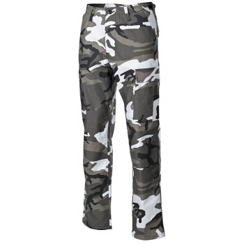 MFH - 01294U US Kampfhose BDU, urban, mit doppelten Knien, Hintern