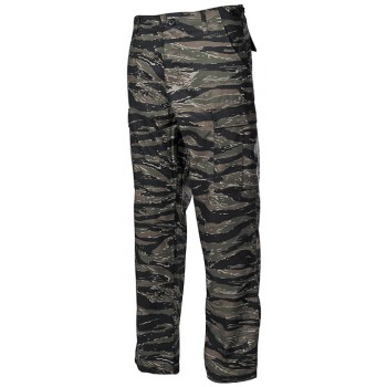 MFH - 01334C US Kampfhose BDU, Rip Stop, tiger stripe