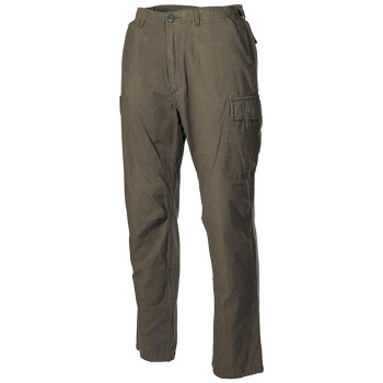 MFH - 01375B US Kampfhose, "Vietnam", Rip Stop, oliv-stonewashed