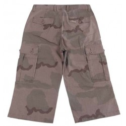 MFH - 01583Z US Cargohose, 3/4 lang, Rip Stop, 3 Farb.desert-stonewash.