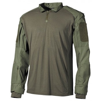 MFH - 02611B US Tactical Hemd, langarm oliv