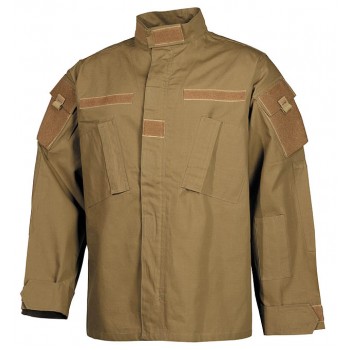 MFH - 03383R US Feldjacke, ACU, Rip Stop, coyote tan