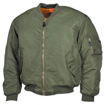 MFH - 03552B US Pilotenjacke MA1, Mod., oliv