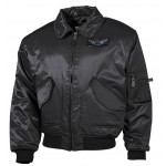 MFH - 03742A CWU-Piloten-Jacke, schwarz, schwere Ausführung