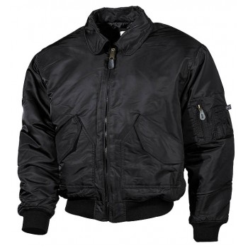 MFH - 03752A CWU-Piloten-Jacke, schwarz schwarz