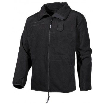 MFH - 03801A Fleece-Jacke, "Alpin",schwarz, wasser-, winddicht, atmungsak.