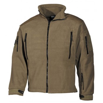 MFH - 03841R Fleece-Jacke, "Heavy-Strike", coyote tan