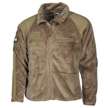 MFH - 03851R US Fleece-Jacke, GEN III, Lev.3, "Cold Weather", coyote