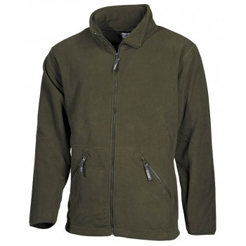 MFH - 03871B Fleece-Jacke, "Arber", oliv, Full Zip