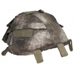 MFH - 10501P Helmbezug mit Taschen, größenverstellbar, HDT-camo