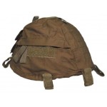 MFH - 10501R Helmbezug mit Taschen, größenverstellbar, coyote tan