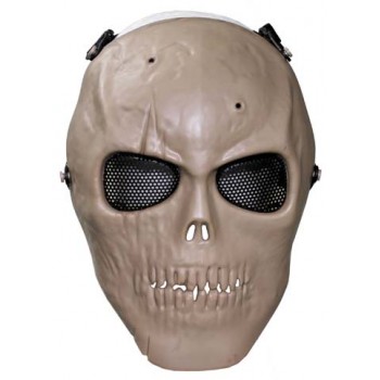 MFH - 10603R Gittermaske, "Totenkopf", coyote, Vollschutz, Deko