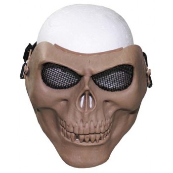 MFH - 10605R Gittermaske, "Totenkopf", coyote, Deko