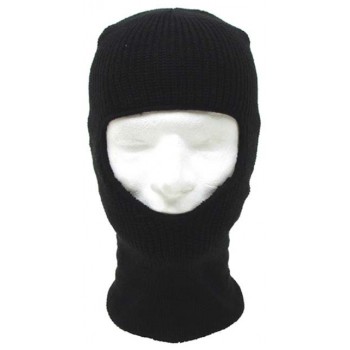 MFH - 10893A Balaclava 1 Loch, Polyacryl, schwarz