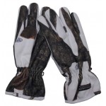 MFH - 15423E Polarfleece-Fingerhandschuhe, hunter-snow, Thinsulatef.