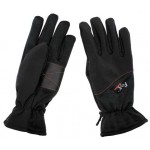 MFH - 15800A Fingerhandschuhe, Softshell-Einsatz, schwarz