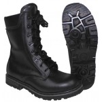 MFH - 18175 Holl. Kampfstiefel, Lederfutter, schwarz