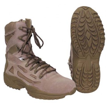 MFH - 18853R Stiefel, "Tactical", Leder, gefüttert, coyote tan