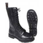 MFH - 18933 Stiefel, 14-Loch "Pure Trash", schwarz, Stahlkappe, Schrauben