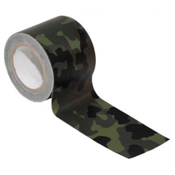 MFH - 28341V BW Panzer-Klebeband Gewebe, 5 cm x 5 m, flecktarn