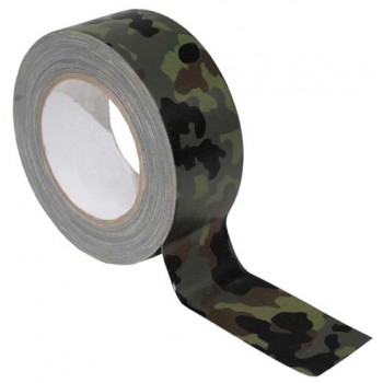 MFH - 28351V BW Panzer-Klebeband Gewebe, 5 cm x 25 m, flecktarn