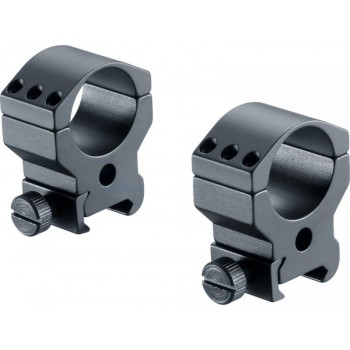 UMAREX 2.1559 - Walther Montage Ringe Med 30mm Durchmesser für 22mm-Schiene PRS