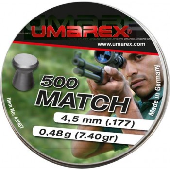 UMAREX 4.1967 - Match Flachkopf 5x 250 Schuss 4,5mm