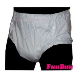 FUUBUU - 2203 PVC Inkontinenz-Schutzhose Gummihose knöpfbar Schwedenknöpfer