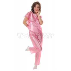 PUL PVC - Damen-Pyjama Schlafanzug NW04 Ladies Pajamas
