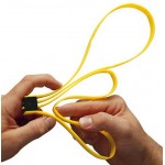 ASP 56192GELB - TRI-FOLD Einwegfesseln Handschellen gelb 6 Stück