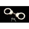 ALCYON - Handschellen Nr. 5030-X Drehgelenk Schlüsselloch beidseitig vernickelt