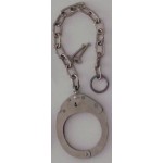 CLEJUSO - Halbe Handschellen Nr. 11A 30 cm Kette, vernickelt